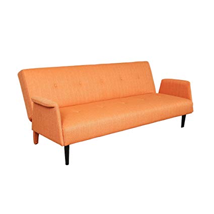 Porter Designs SWU1173A Naomi Sofa Bed Century Modern, Orange