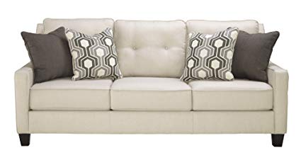 Benchcraft Guillerno Contemporary Upholstered Sofa - Alabaster