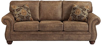 Ashley Furniture Signature Design - Larkinhurst Sofa - Contemporary Style Couch - Earth